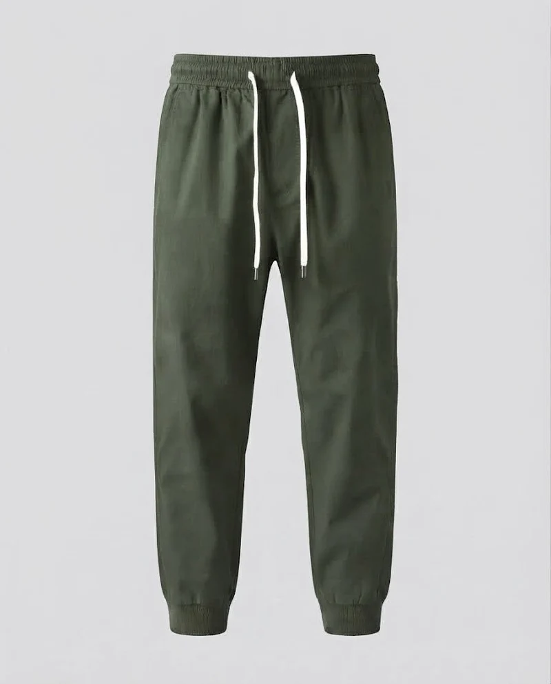 Herren Leichte Elastische Jogginghose mit Kordelzug und Knöchelsaum Nord Taschen