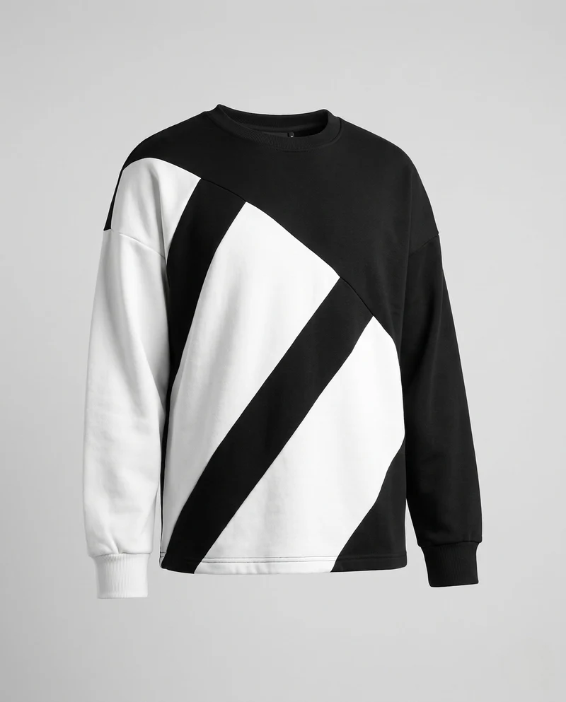 Damen Stilvoller Oversized Pullover Nord Taschen