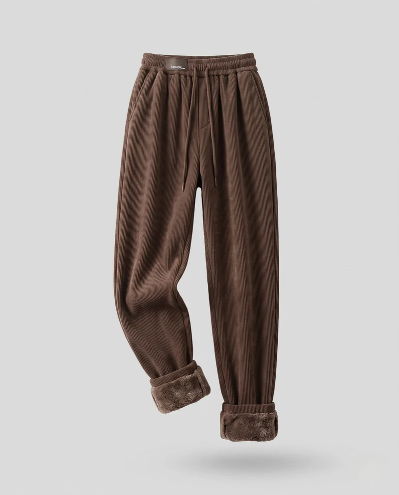 Frauen Bequeme und Stilvolle Fleece-Hose Nord Taschen