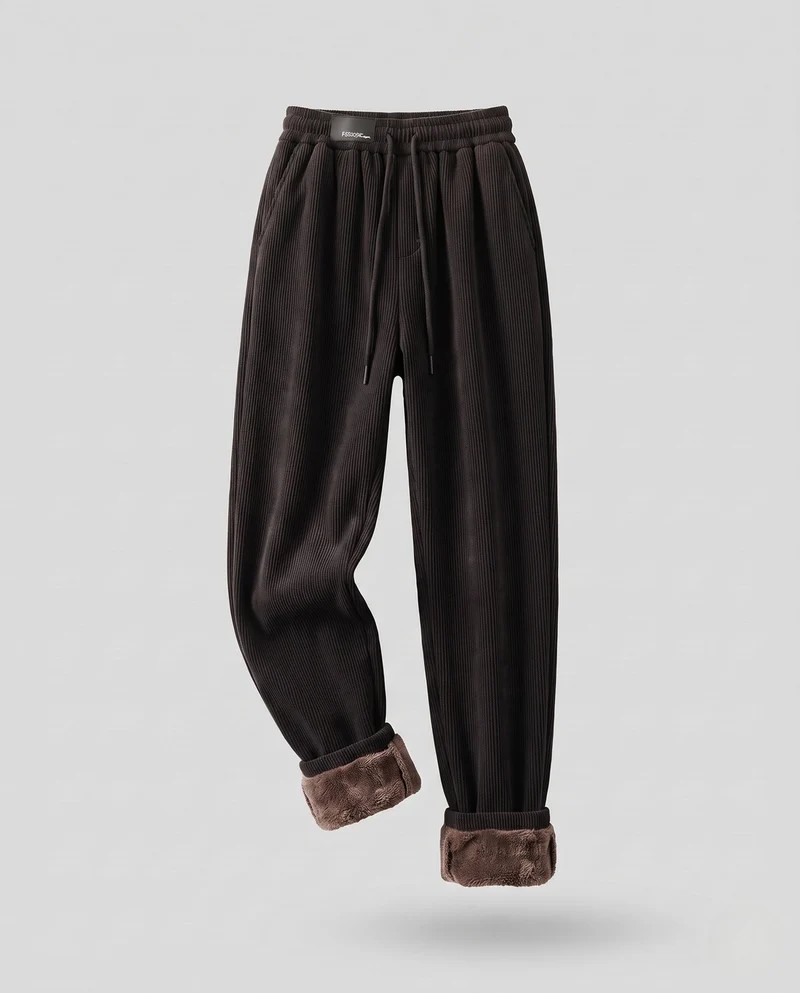 Frauen Bequeme und Stilvolle Fleece-Hose Nord Taschen