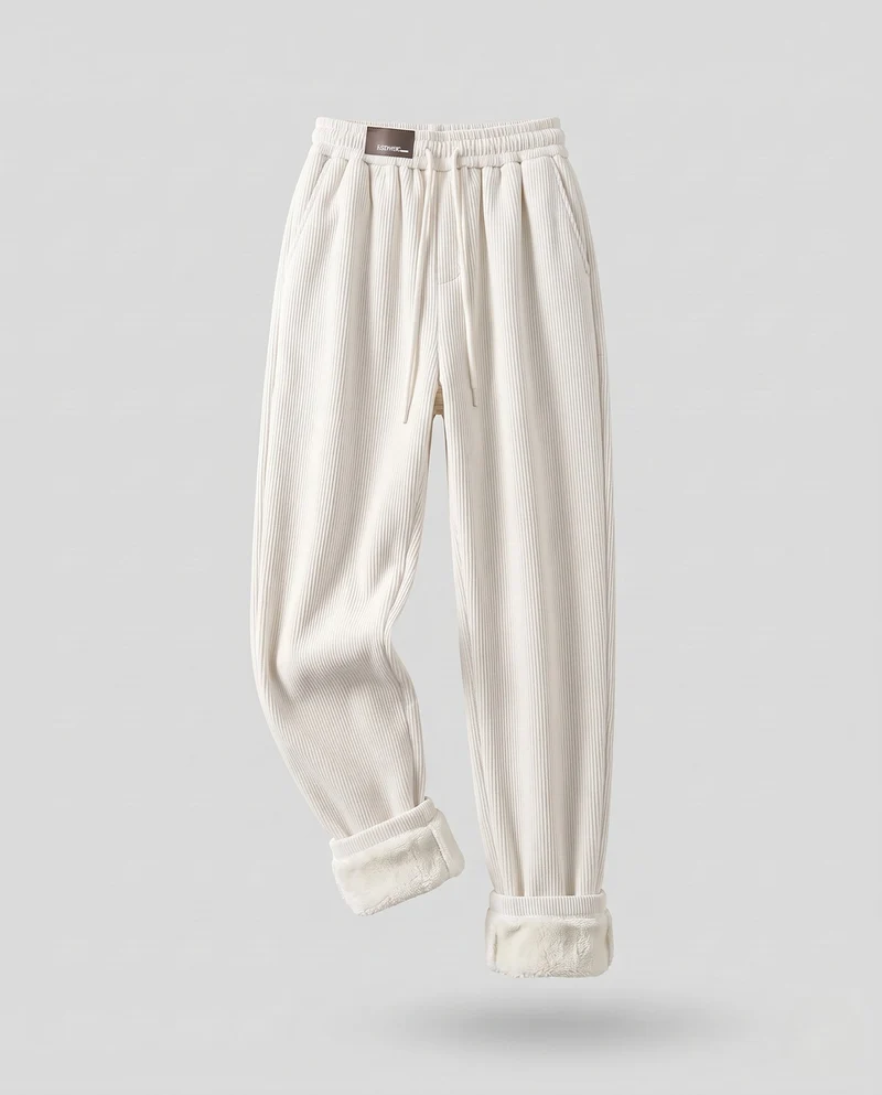 Frauen Bequeme und Stilvolle Fleece-Hose Nord Taschen