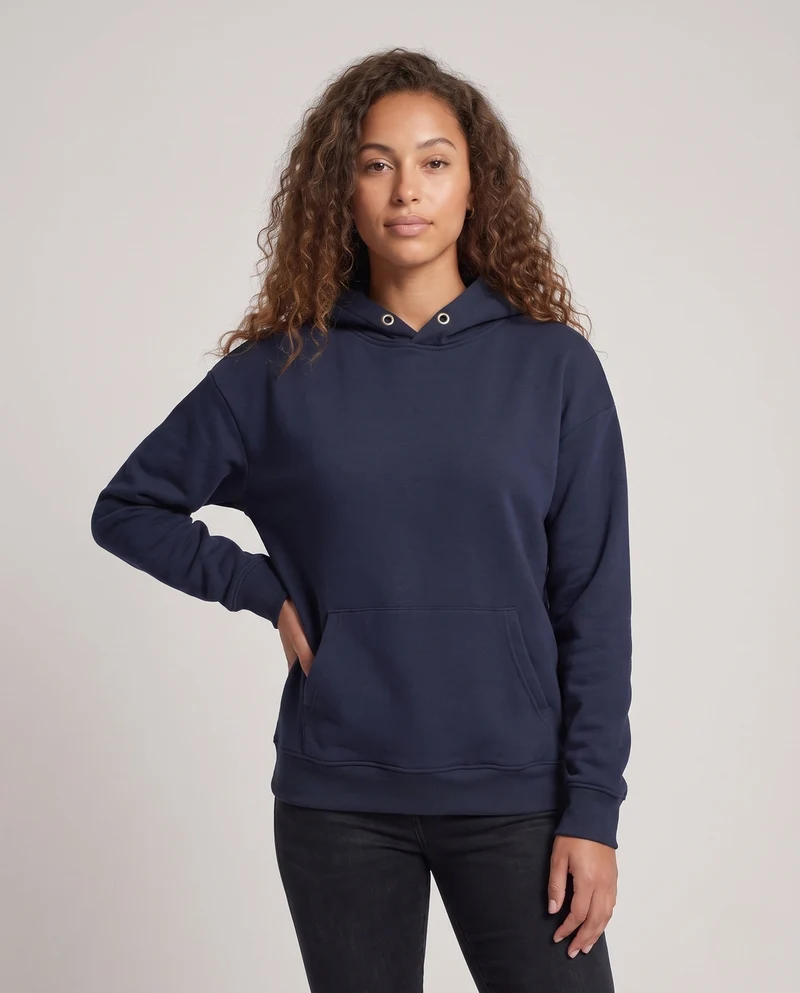 Frauen Bequemer Hoodie Nord Taschen