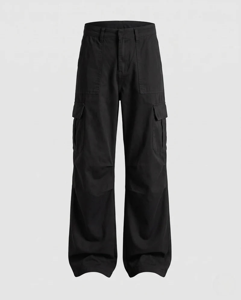 Damen Cargo-Hosen mit praktischen Seitentaschen und weitem Schnitt Nord Taschen