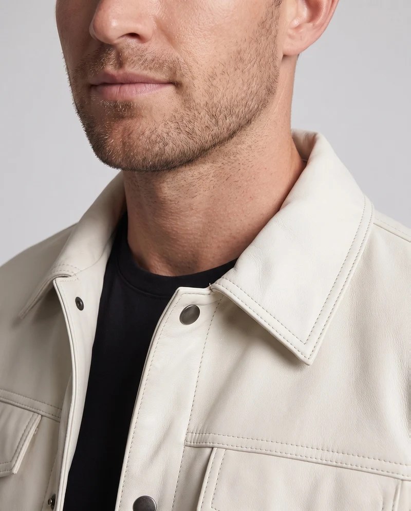Herren kariertes gesteppte Overshirt-Jacke mit thermischem Futter, Druckknopfverschluss und Brusttaschen Nord Taschen