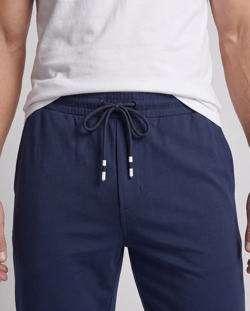 Herren Comfort Fleece Chino-Hose mit Kordelzug, Gerades Bein & Weicher Futter Nord Taschen