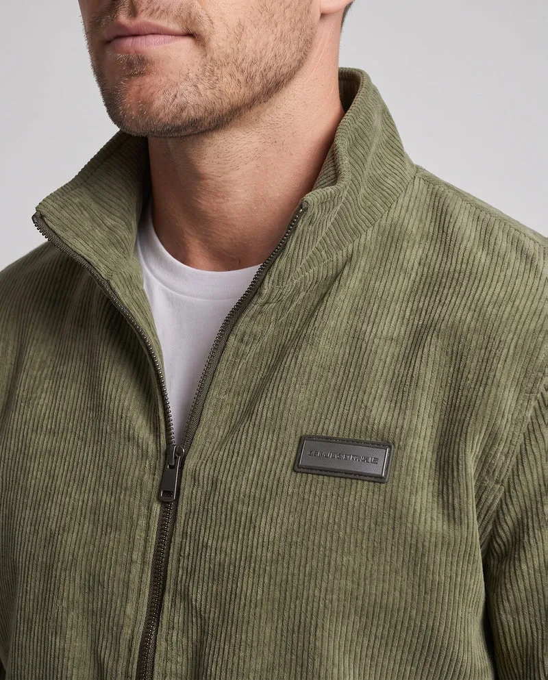 Herren Cordura Sherpa Übergangsjacke mit Stehkragen, wärmendem Teddyfutter & Reißverschluss Nord Taschen