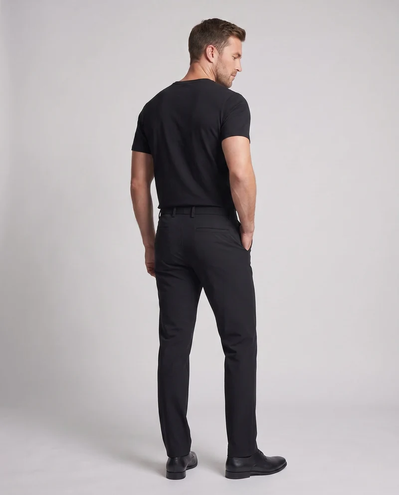 Herren Elegante Stretch Chino Hose Nord Taschen