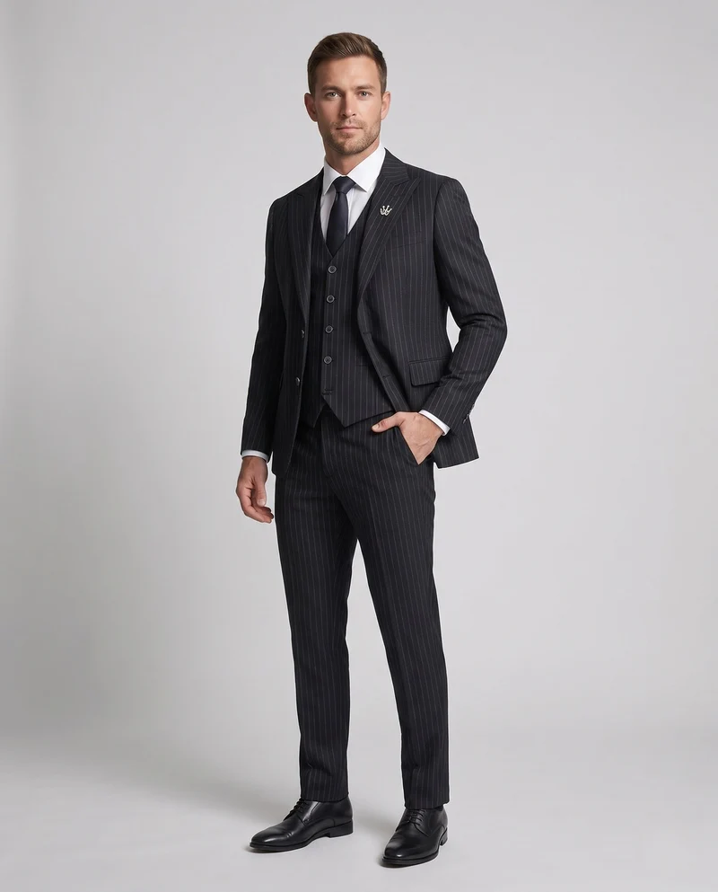 Eleganter und stilvoller Anzugjacke für Herren mit passender Hose Nord Taschen