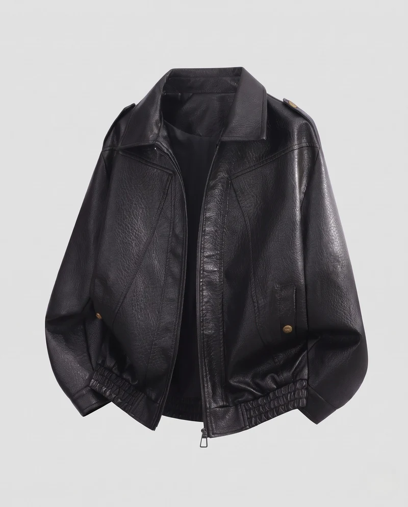 Damen Modische Kunstlederjacke Nord Taschen 1788322039