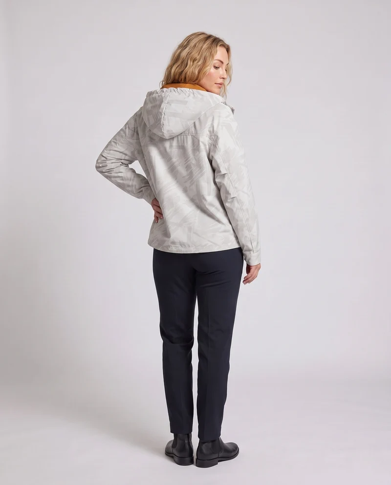 Damen Modische Übergangsjacke mit Kapuze Nord Taschen