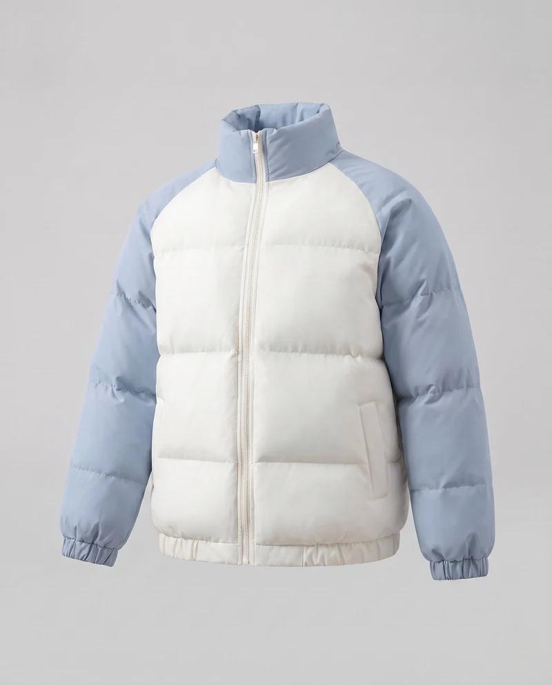 Damen Modische Übergangsjacke mit Steppdesign Nord Taschen