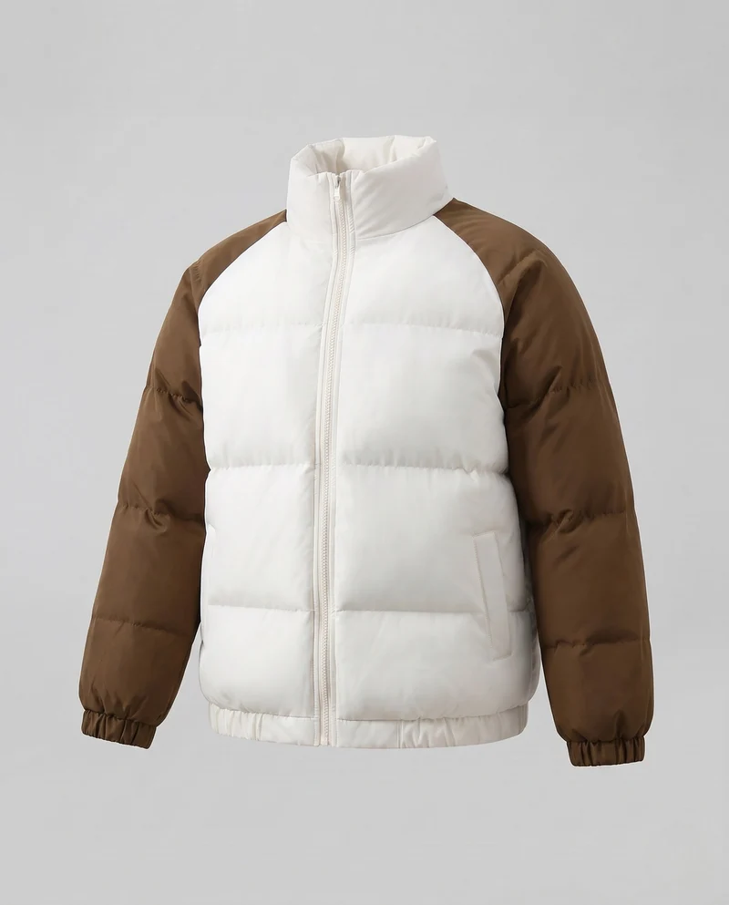 Damen Modische Übergangsjacke mit Steppdesign Nord Taschen