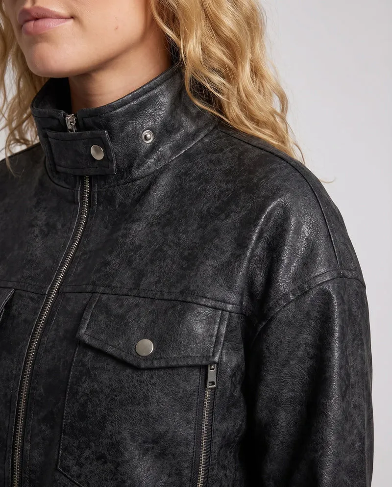 Damen Modische Utility-Jacke Nord Taschen