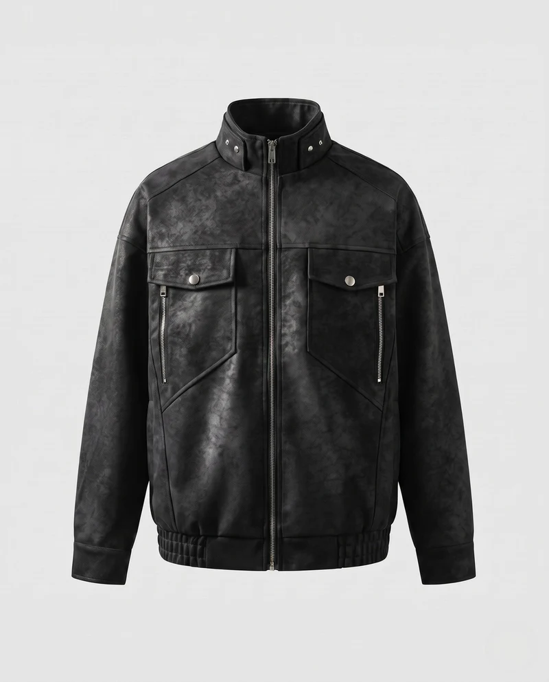 Damen Modische Utility-Jacke Nord Taschen