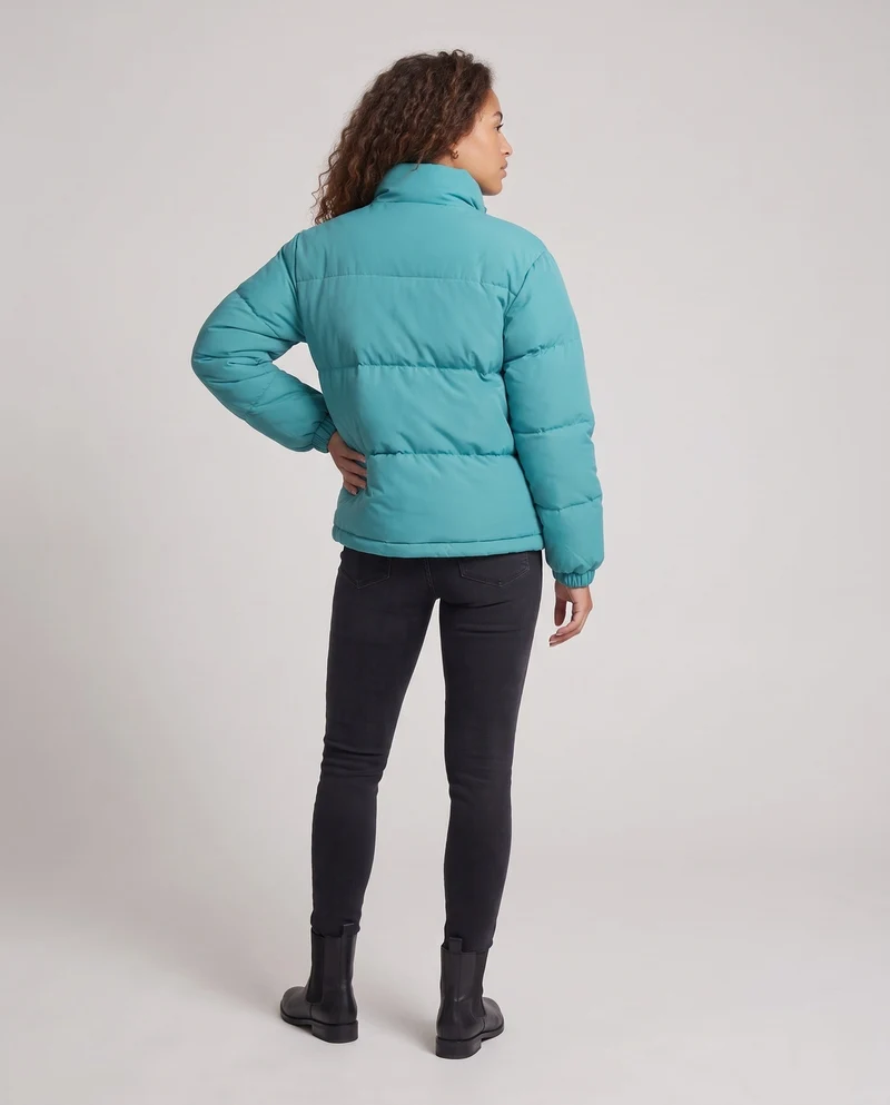 Damen Retro Funktionale Steppjacke Nord Taschen