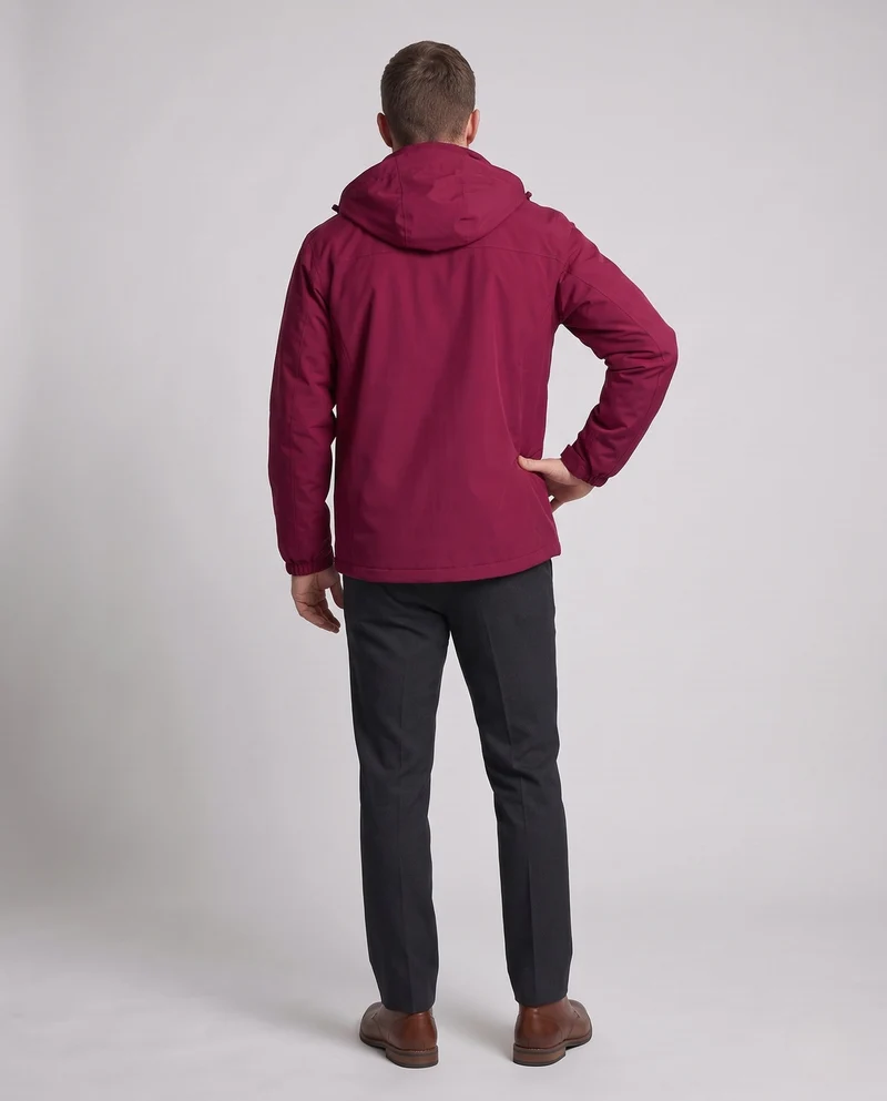 Herren Zweilagige Softshell-Outdoorjacke mit abnehmbarer Fleece-Innenjacke