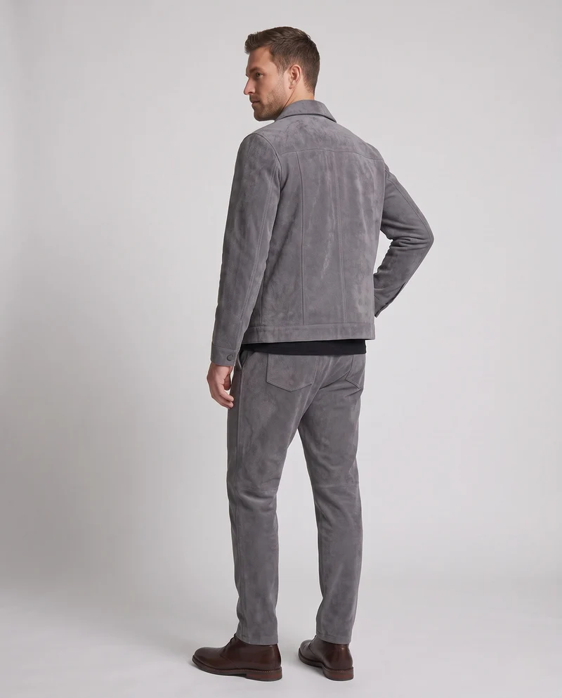 Herren Zweiteiliges Thermo-Freizeitset aus Cordfleece mit Zipjacke & konischer Jogginghose