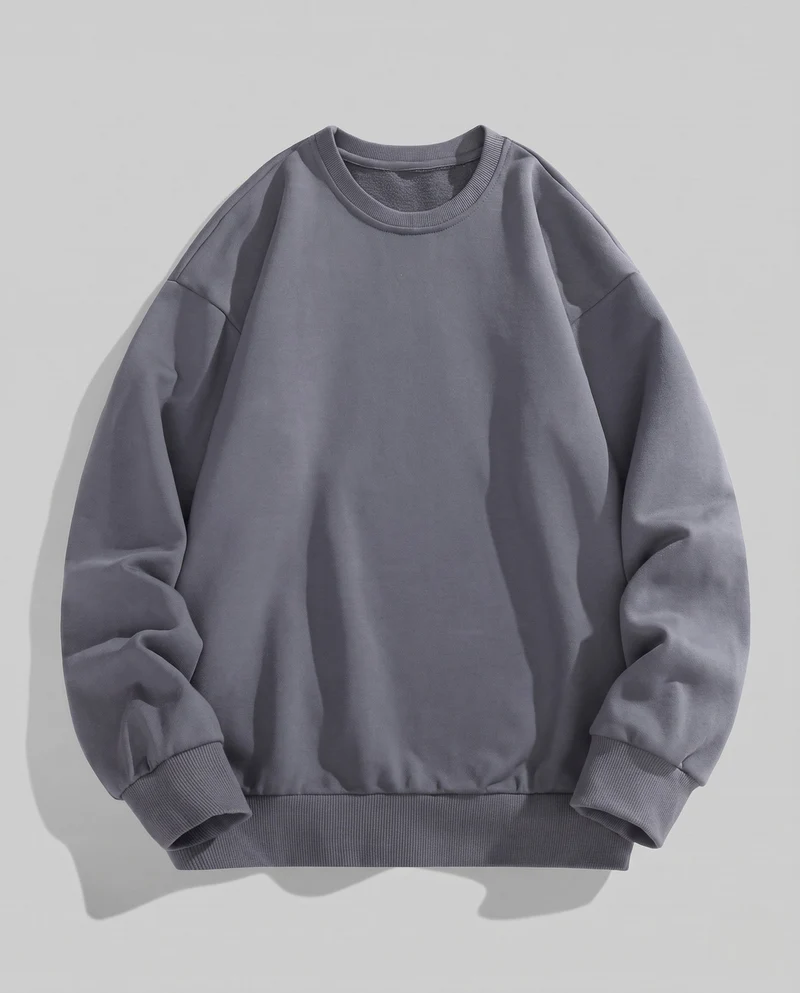 Unisex Fleece-Sweatshirt mit aufgerauter Innenfütterung und Oversize-Schnitt