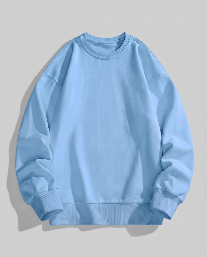 Unisex Fleece-Sweatshirt mit aufgerauter Innenfütterung und Oversize-Schnitt