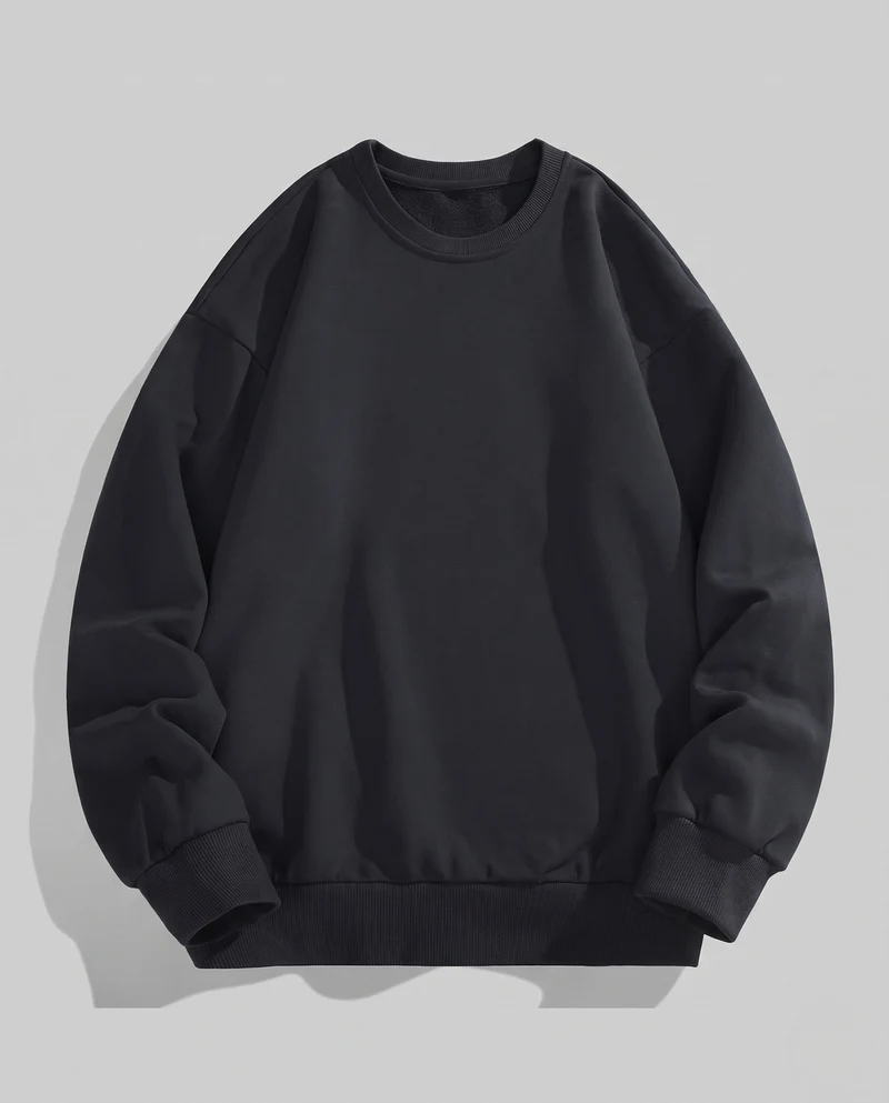 Unisex Fleece-Sweatshirt mit aufgerauter Innenfütterung und Oversize-Schnitt
