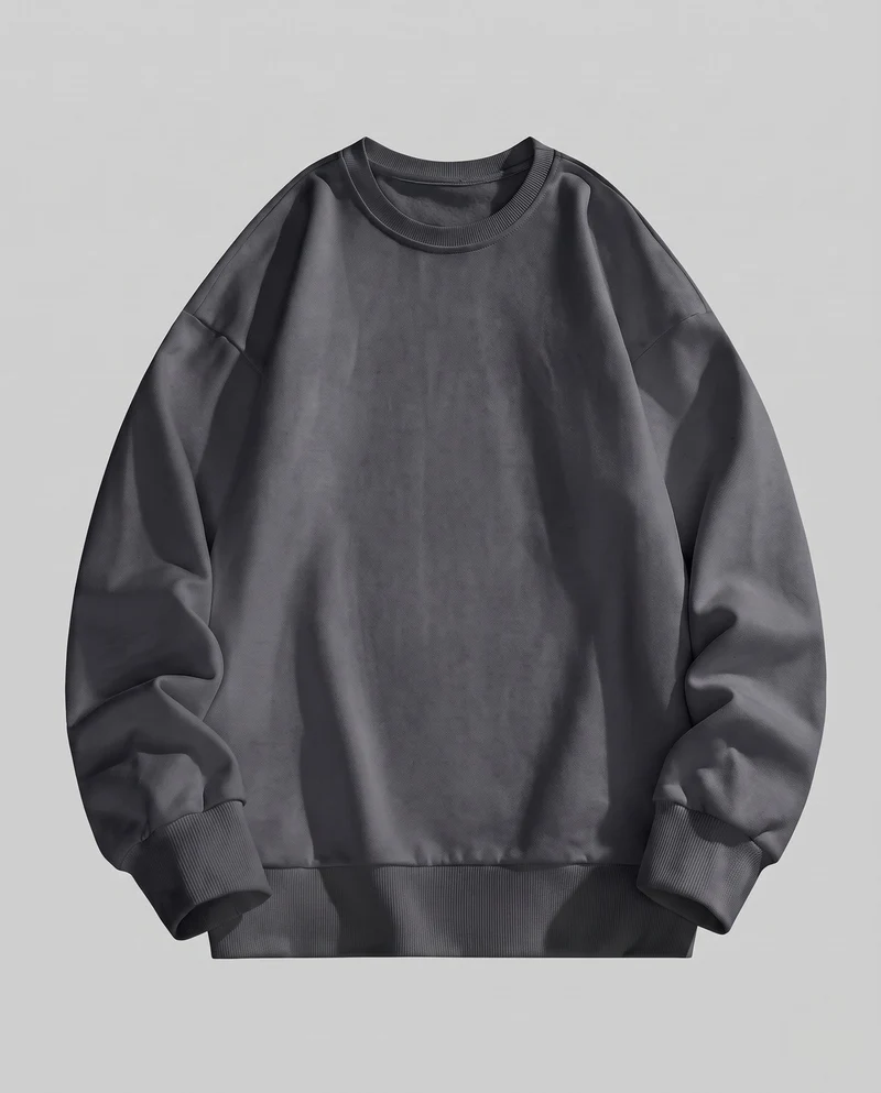 Unisex Fleece-Sweatshirt mit aufgerauter Innenfütterung und Oversize-Schnitt