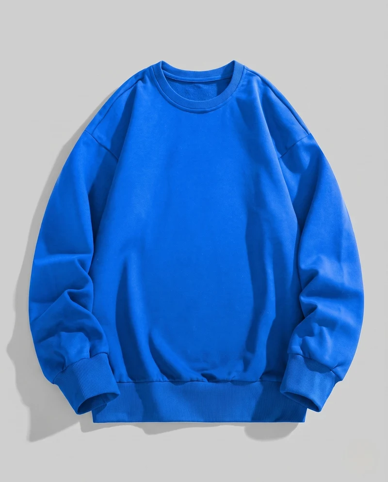 Unisex Fleece-Sweatshirt mit aufgerauter Innenfütterung und Oversize-Schnitt