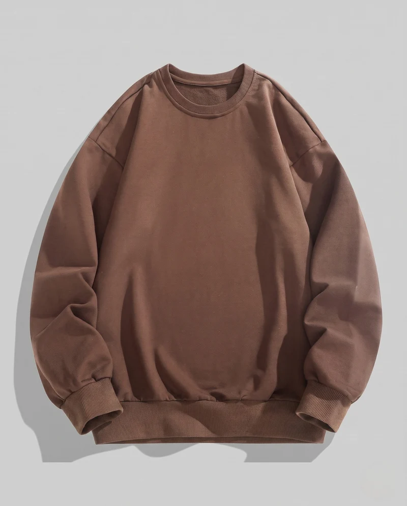Unisex Fleece-Sweatshirt mit aufgerauter Innenfütterung und Oversize-Schnitt