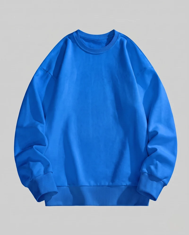 Unisex Fleece-Sweatshirt mit aufgerauter Innenfütterung und Oversize-Schnitt