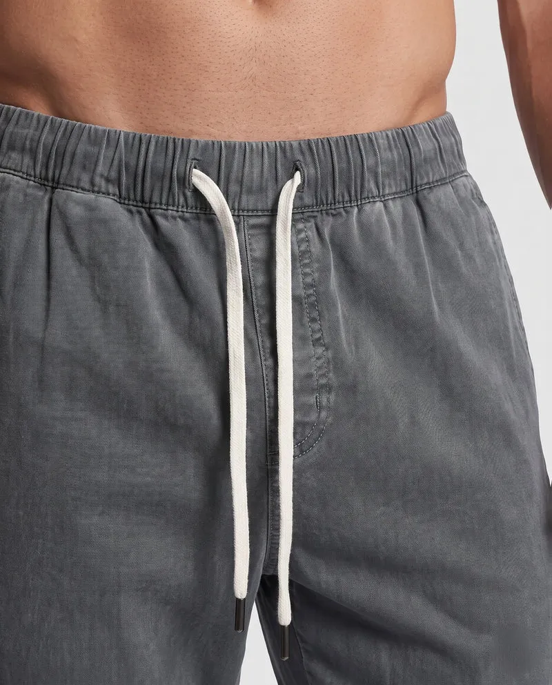 Herren leichte Baumwoll-Jogginghose im entspannten, schmal zulaufenden Schnitt mit Kordelzug und Bündchenabschlüssen Nord Taschen