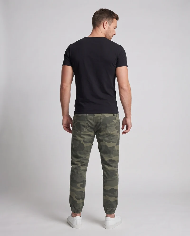 Herren Jogginghosen aus Baumwolle mit Kordelzug, verstärkten Knien und elastischem Bund Nord Taschen