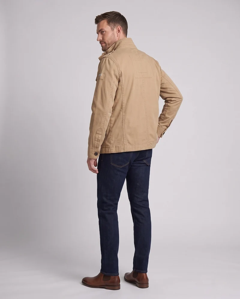Herren Kapuzenfeldjacke mit wattierter thermischer Innenseite und mehreren Taschen Nord Taschen