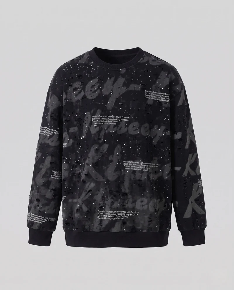 Damen stylisches Sweatshirt Nord Taschen
