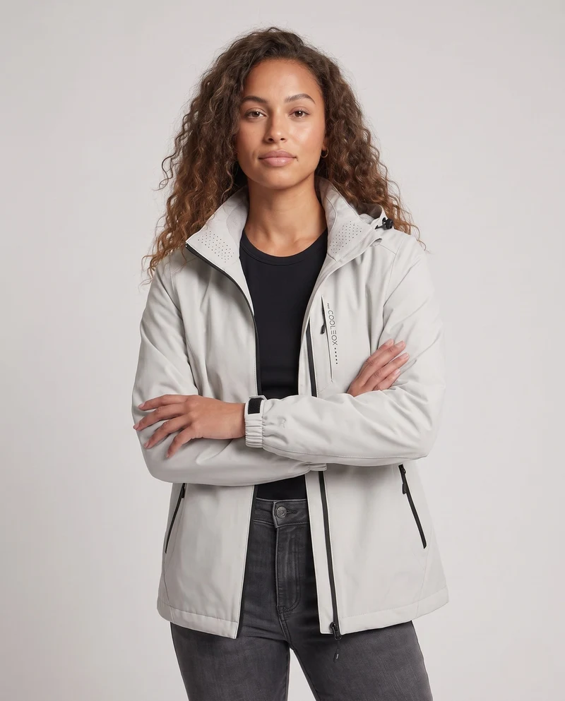 Damen Wasserabweisende Sommerjacke Nord Taschen