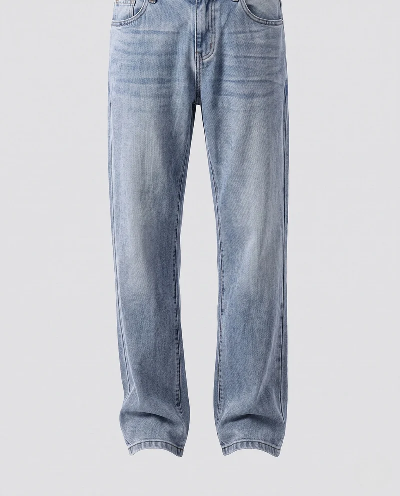 Männer Bequeme Relaxed Fit Jeans Nord Taschen