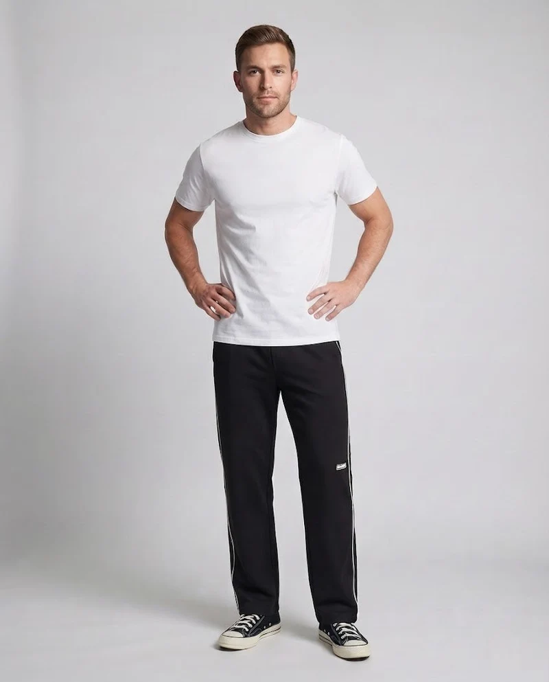 Herren Bequeme Athletische Freizeit Hosen Nord Taschen