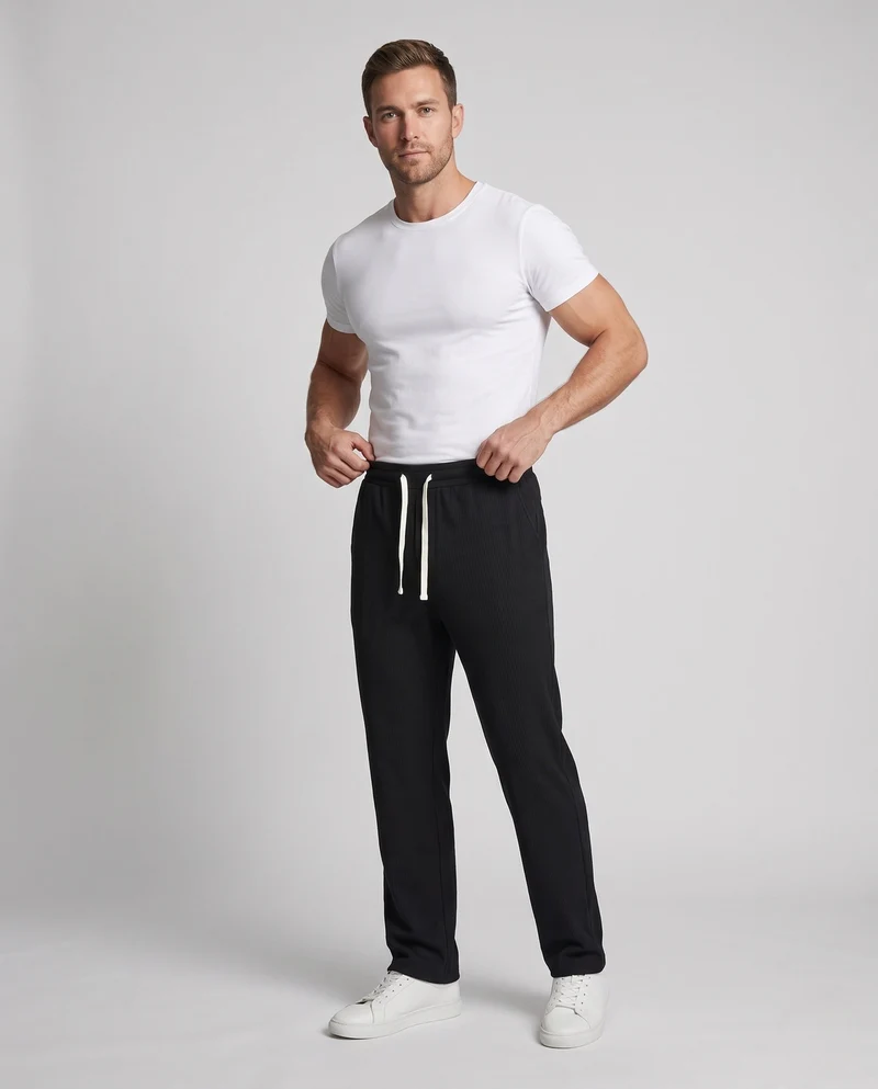Herren Bequeme Gestreifte Cargo-Hose Nord Taschen
