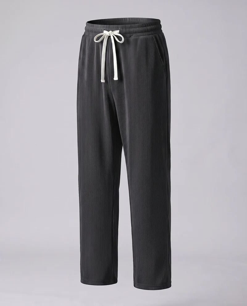 Herren Bequeme Gestreifte Cargo-Hose Nord Taschen