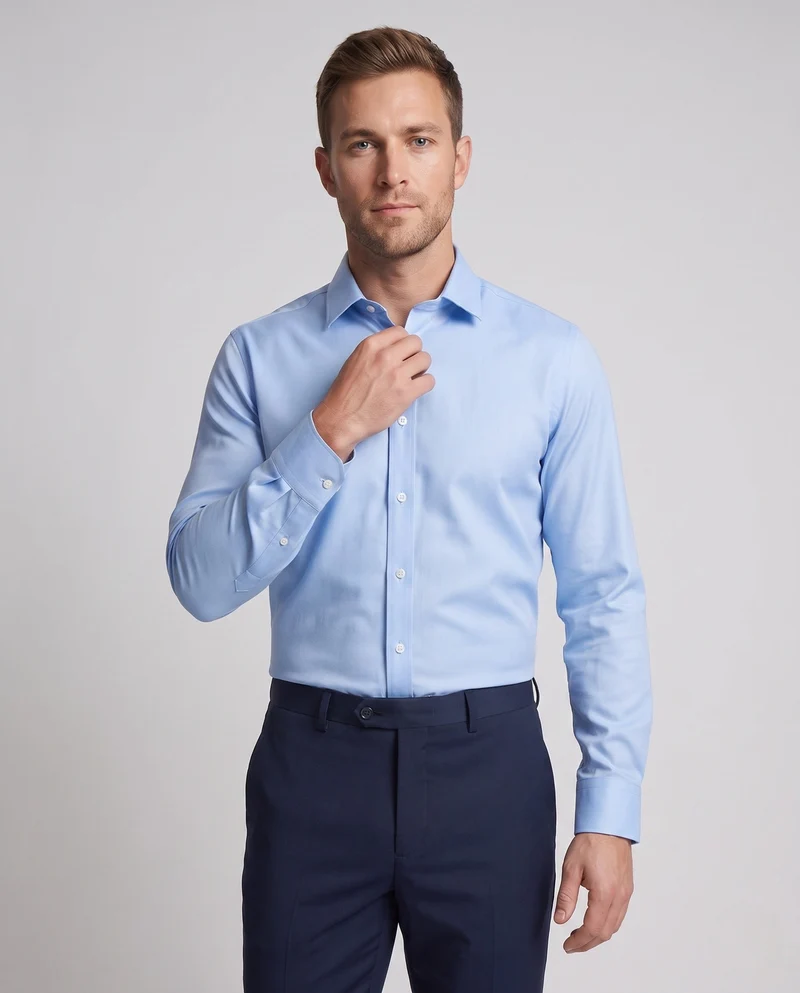 Elegantes und Bequemes Langarmhemd Nord Taschen für Herren