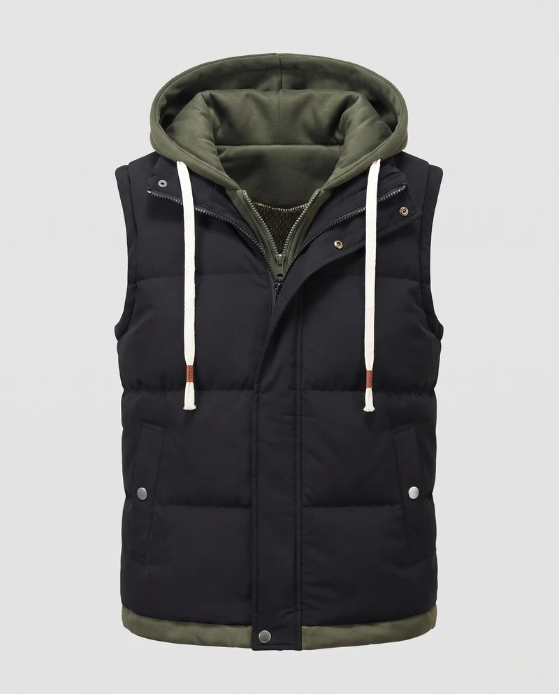 Damen Sportiver Steppweste Nord Taschen