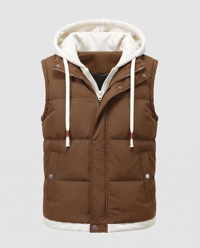 Damen Sportiver Steppweste Nord Taschen