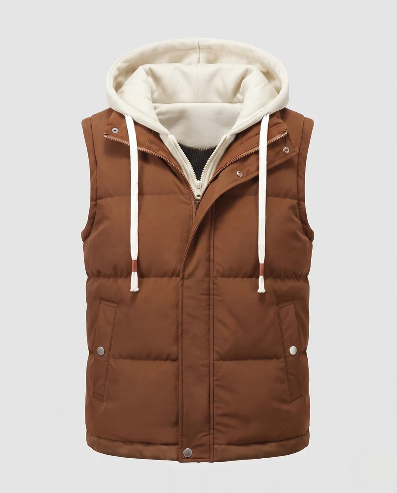 Damen Sportiver Steppweste Nord Taschen