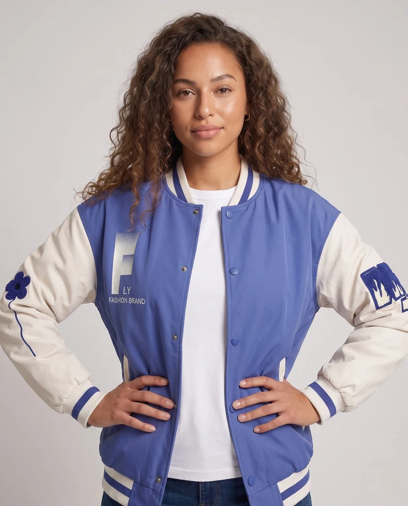 Damen Sportliche Bomberjacke Nord Taschen