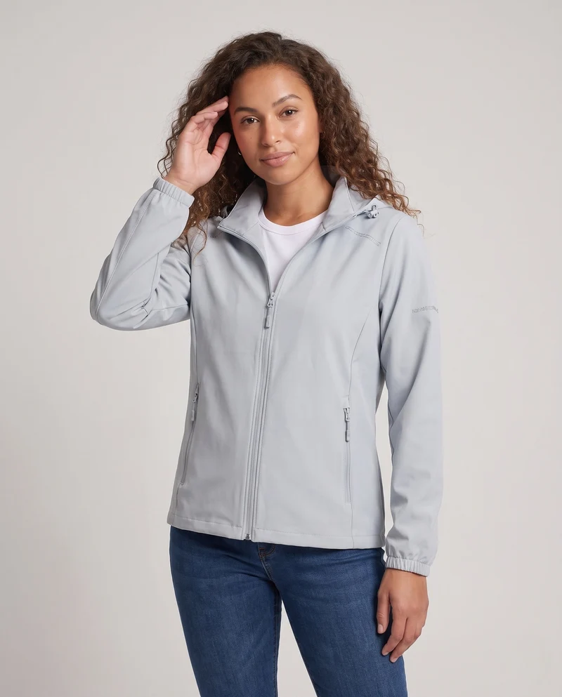 Damen Sportliche Funktionsjacke Nord Taschen