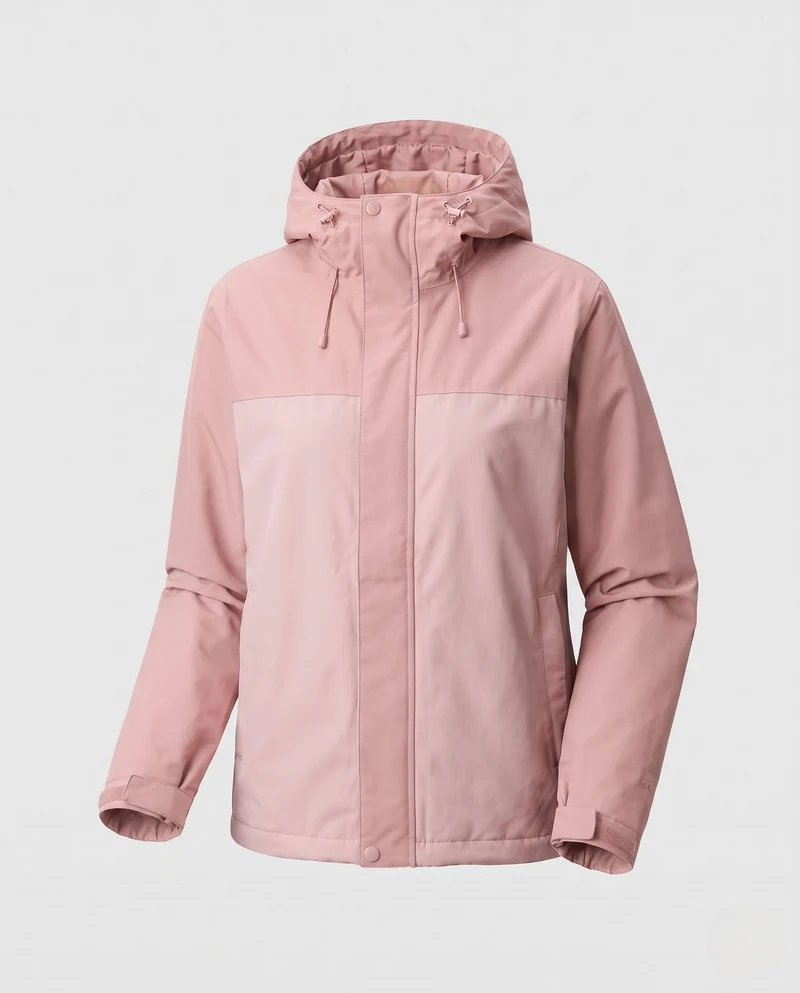 Damen Steppjacke mit Kapuze und Kunstfellbesatz Nord Taschen