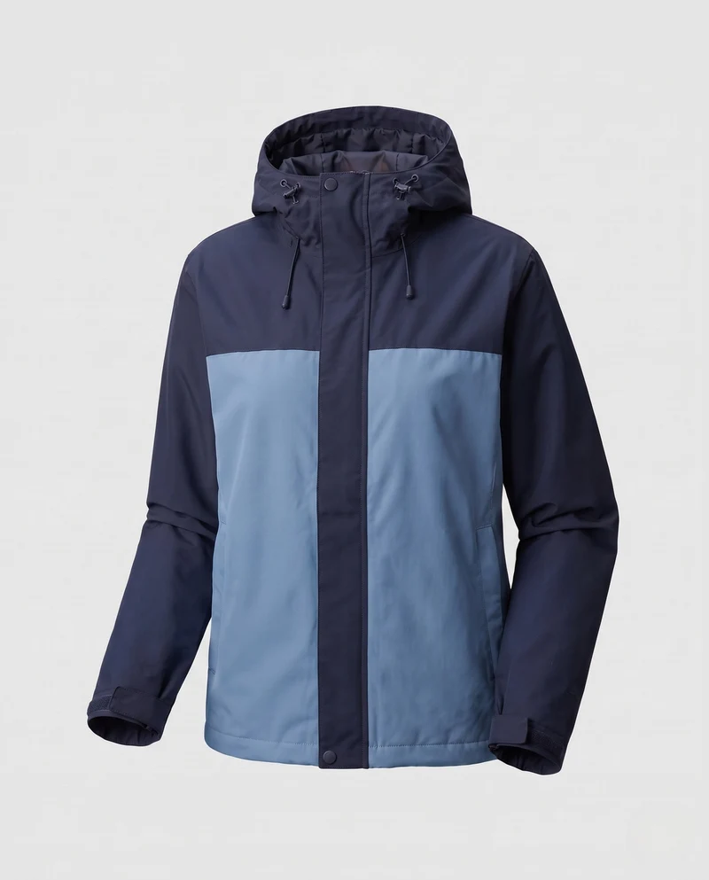 Damen Steppjacke mit Kapuze und Kunstfellbesatz Nord Taschen