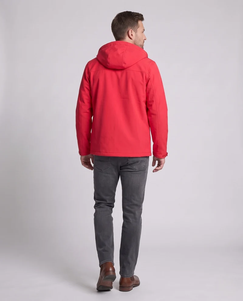 Herren Wetterfeste Outdoorjacke mit Fleece-Futter Nord Taschen