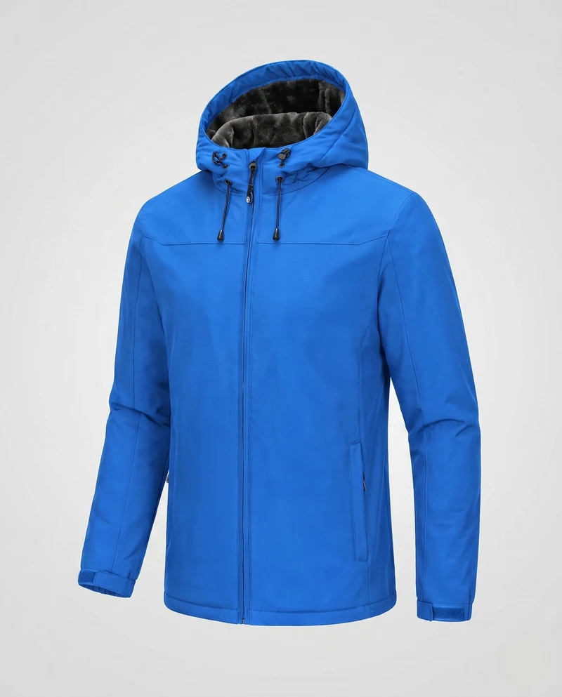 Herren Wetterfeste Outdoorjacke mit Fleece-Futter Nord Taschen