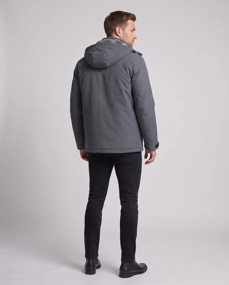 Herren Wetterfeste Winterjacke Nord Taschen