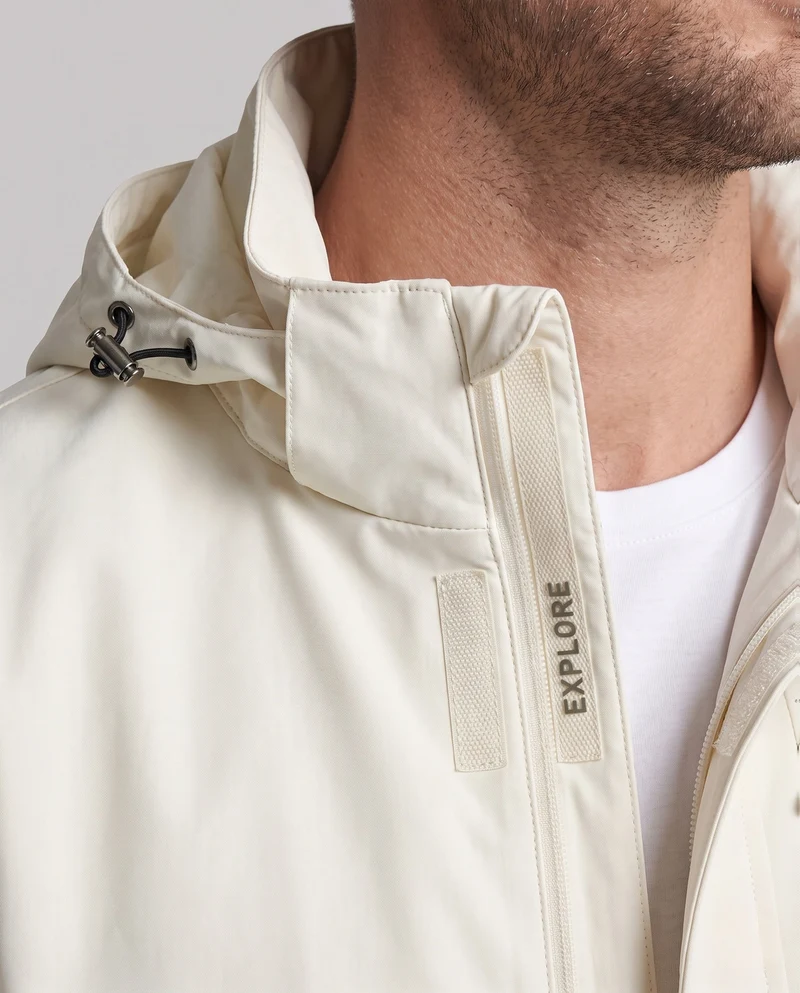 Herren Wind- und Wasserabweisende Sportjacke Nord Taschen