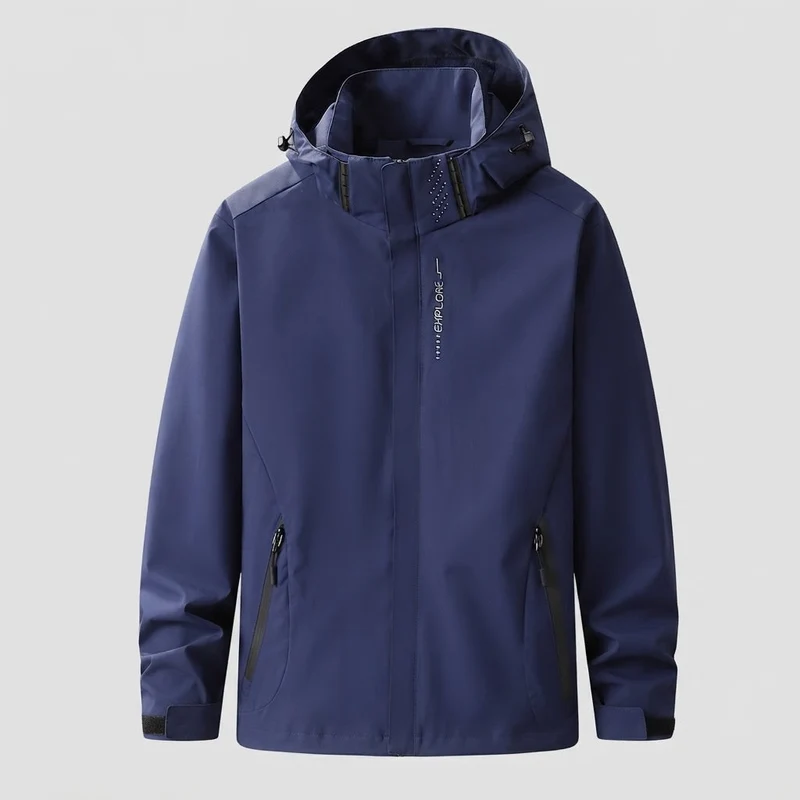 Herren Wind- und Wasserabweisende Sportjacke Nord Taschen